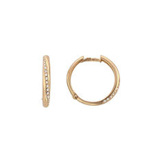Серьги из золота с фианитом Эстет 01С115657