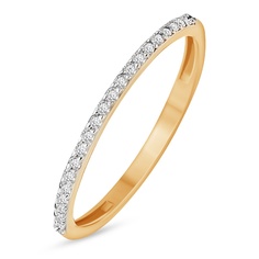 Кольцо из красного золота р. 16 585Gold 101015629, бриллиант
