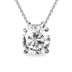 Колье из серебра 38 см 585Gold 706000661, фианит