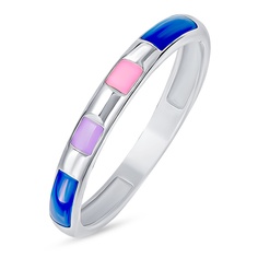 Кольцо из серебра р. 15 585Gold 701013920, эмаль