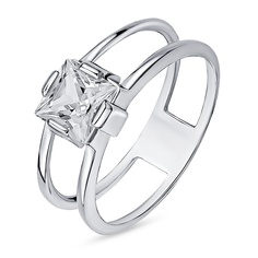 Кольцо из серебра р. 17,5 585Gold 701013785, фианит