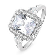Кольцо из серебра р. 18,5 585Gold 701007478, фианит