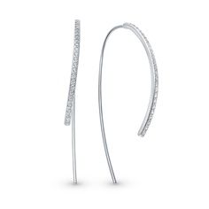 Серьги из серебра 585Gold 702011381, фианит