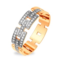 Кольцо из серебра р. 18 585Gold 701013100, фианит