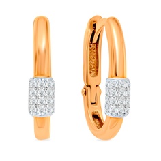 Серьги из серебра 585Gold 702011186, фианит
