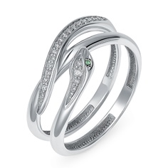 Кольцо из серебра р. 17,5 585Gold 701013839, фианит