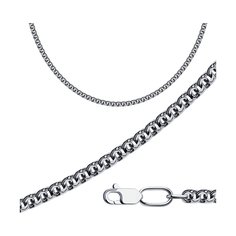 Цепочка из серебра 40 см Diamant 95-180-14050-1