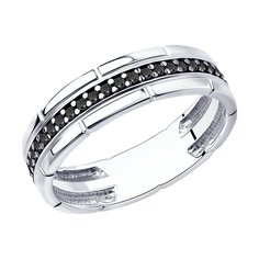 Кольцо из серебра р. 23 Diamant 94-110-01175-1, фианит