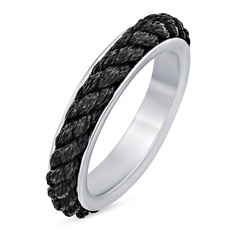 Кольцо из серебра р. 18 585Gold 701013926, текстиль