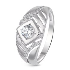 Кольцо из серебра р. 19,5 585Gold 701007663, фианит\фианит