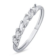 Кольцо из серебра р. 16,5 585Gold 701013747, фианит