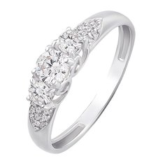 Кольцо из серебра р. 17 585Gold 701004087, фианит
