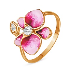 Кольцо из серебра р. 18 585Gold 701013781, фианит