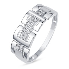 Кольцо из серебра р. 17,5 585Gold 701013492, фианит