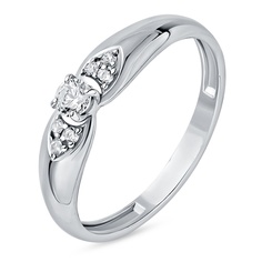 Кольцо из серебра р. 16 585Gold 701011142, фианит