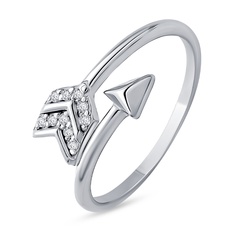 Кольцо из серебра р. 16,5 585Gold 701013481, циркон