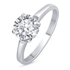 Кольцо из серебра р. 15,5 585Gold 701013773, фианит