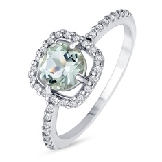 Кольцо из серебра р. 17,5 585Gold 701013315, аметист