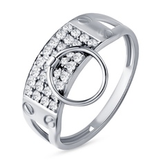Кольцо из серебра р. 17,5 585Gold 701013506, фианит