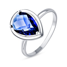 Кольцо из серебра р. 18,5 585Gold 701013849, циркон
