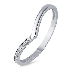 Кольцо из серебра р. 17 585Gold 701013500, циркон