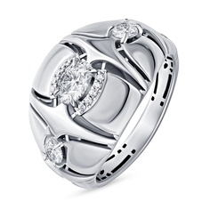 Кольцо из серебра р. 19 585Gold 799000139, фианит