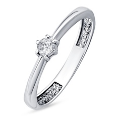 Кольцо из серебра р. 16 585Gold 701013869, циркон