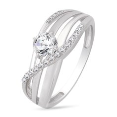 Кольцо из серебра р. 19,5 585Gold 701006809, фианит
