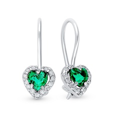 Серьги из серебра 585Gold 902000978, циркон\фианит
