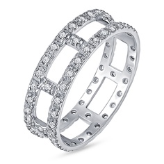 Кольцо из серебра р. 18,5 585Gold 701013890, фианит