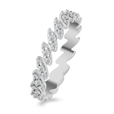 Кольцо из серебра с фианитом р. 17 585Gold 701013035