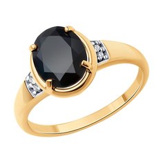 Кольцо из серебра р. 18,5 Diamant 93-310-01954-1, фианит\шпинель