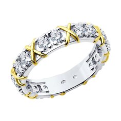 Кольцо из серебра р. 17,5 Diamant 94-110-01990-1, фианит