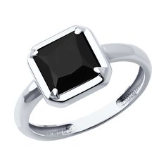 Кольцо из серебра р. 19,5 Diamant 94-310-01915-1, оникс