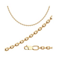 Цепочка из красного золота 55 см Diamant 51-180-03080-31
