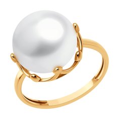 Кольцо из серебра р. 18 Diamant 93-310-01944-1, жемчуг