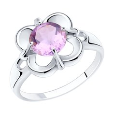 Кольцо из серебра р. 18,5 Diamant 94-310-00713-3, аметист