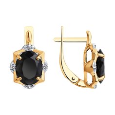 Серьги из серебра Diamant 93-320-01953-1, фианит\шпинель