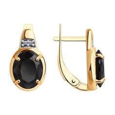 Серьги из серебра Diamant 93-320-01954-1, фианит\шпинель