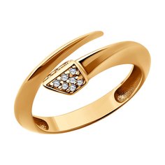 Кольцо из серебра р. 17,5 Diamant 93-110-02065-1, фианит