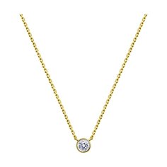 Колье из желтого золота 38-42 см Diamant 53-170-01941-1, фианит
