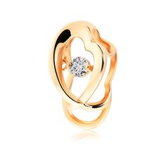 Бегунок из красного золота VALTERA 111500, бриллиант