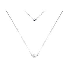 Колье из белого золота 43 см Diamant 52-370-01822-1, жемчуг