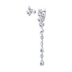 Серьги из серебра SOKOLOV 94026429, фианит