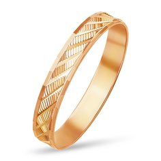 Кольцо обручальное из красного золота р. 16,5 585Gold 601000763