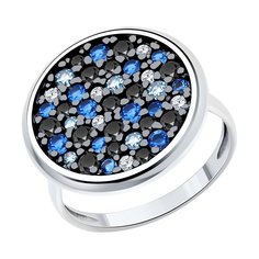Кольцо из серебра р. 17,5 SOKOLOV 94014038, фианит