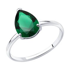 Кольцо из серебра р. 18 SOKOLOV 94014205, фианит