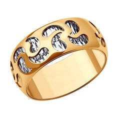 Кольцо из красного золота р. 16 SOKOLOV 019395