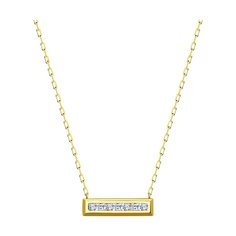 Колье из желтого золота 45 см Diamant 53-170-01569-1, фианит
