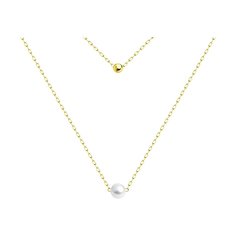 Колье из желтого золота 43 см Diamant 53-370-01822-1, жемчуг